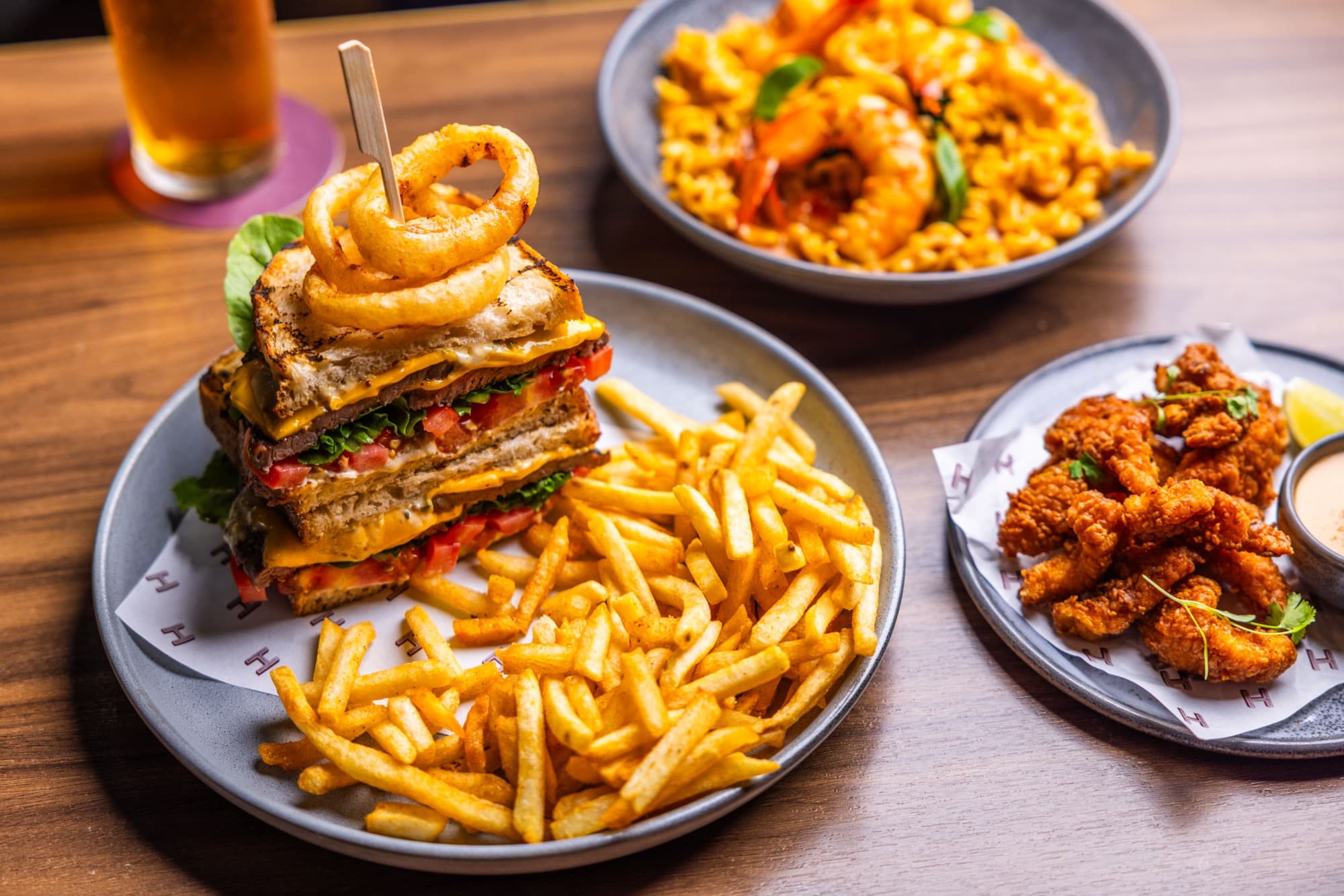 Bistro H food spread