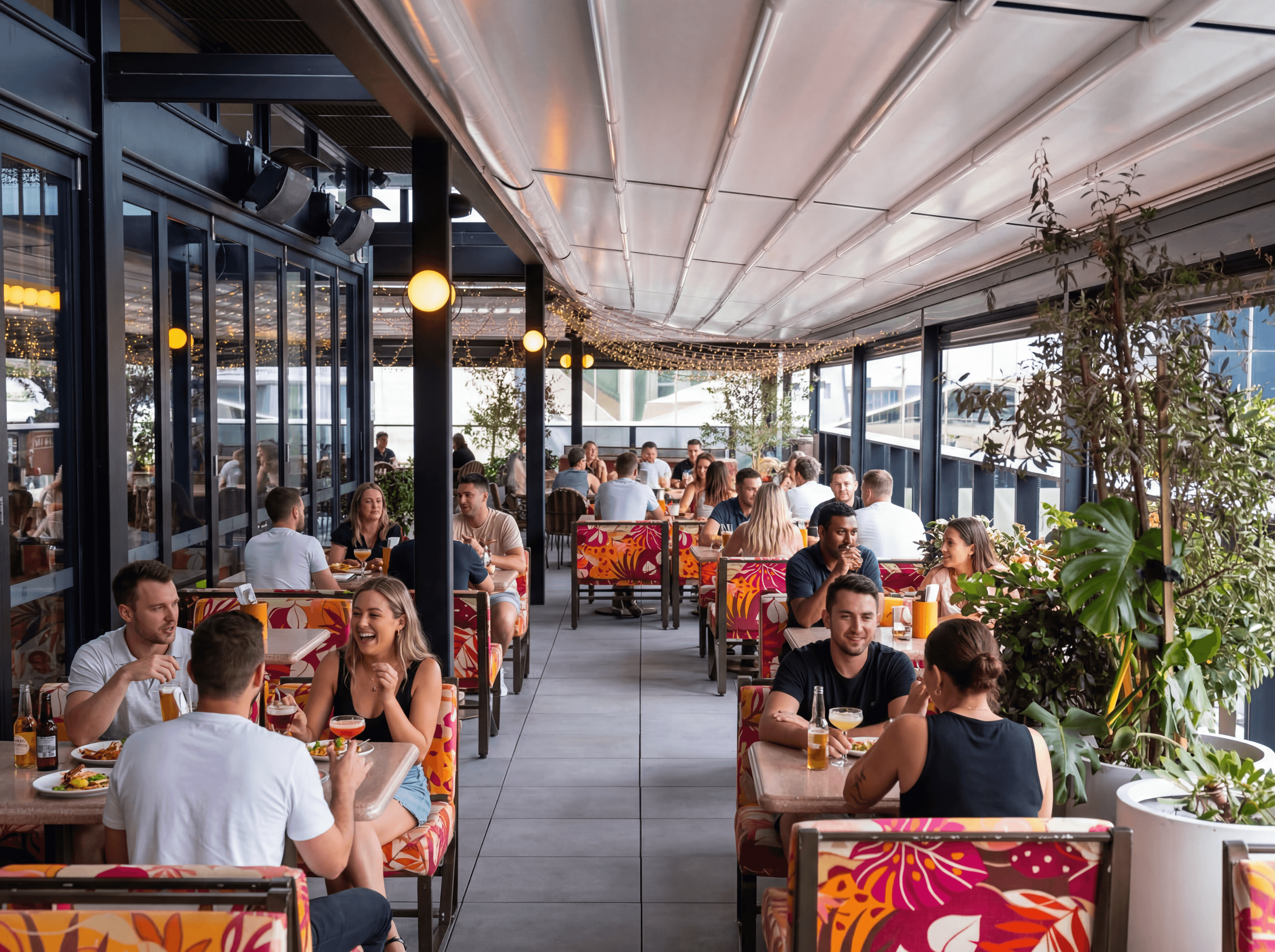 Humphrey's terrace busy with guests