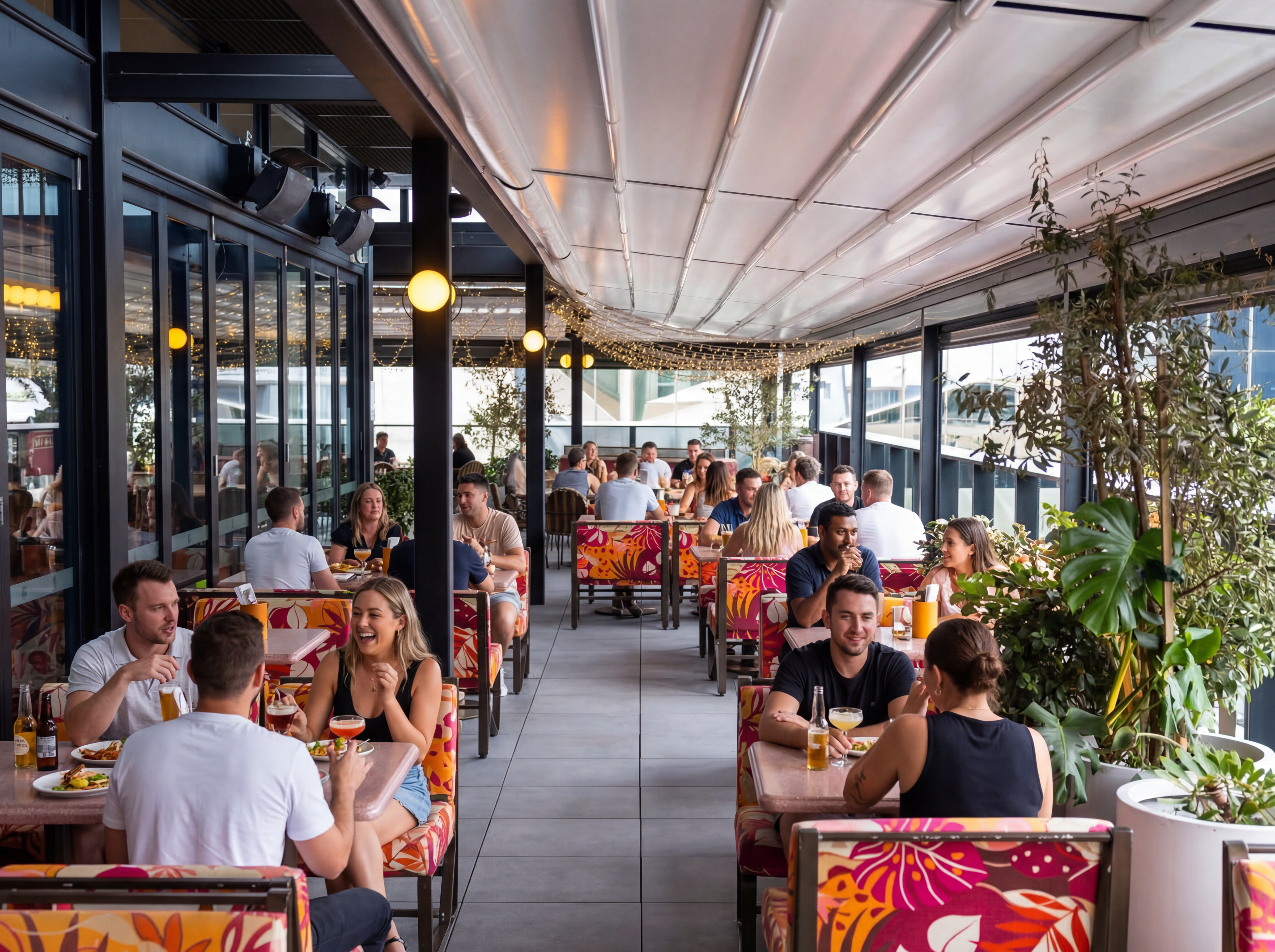Humphrey's terrace busy with guests