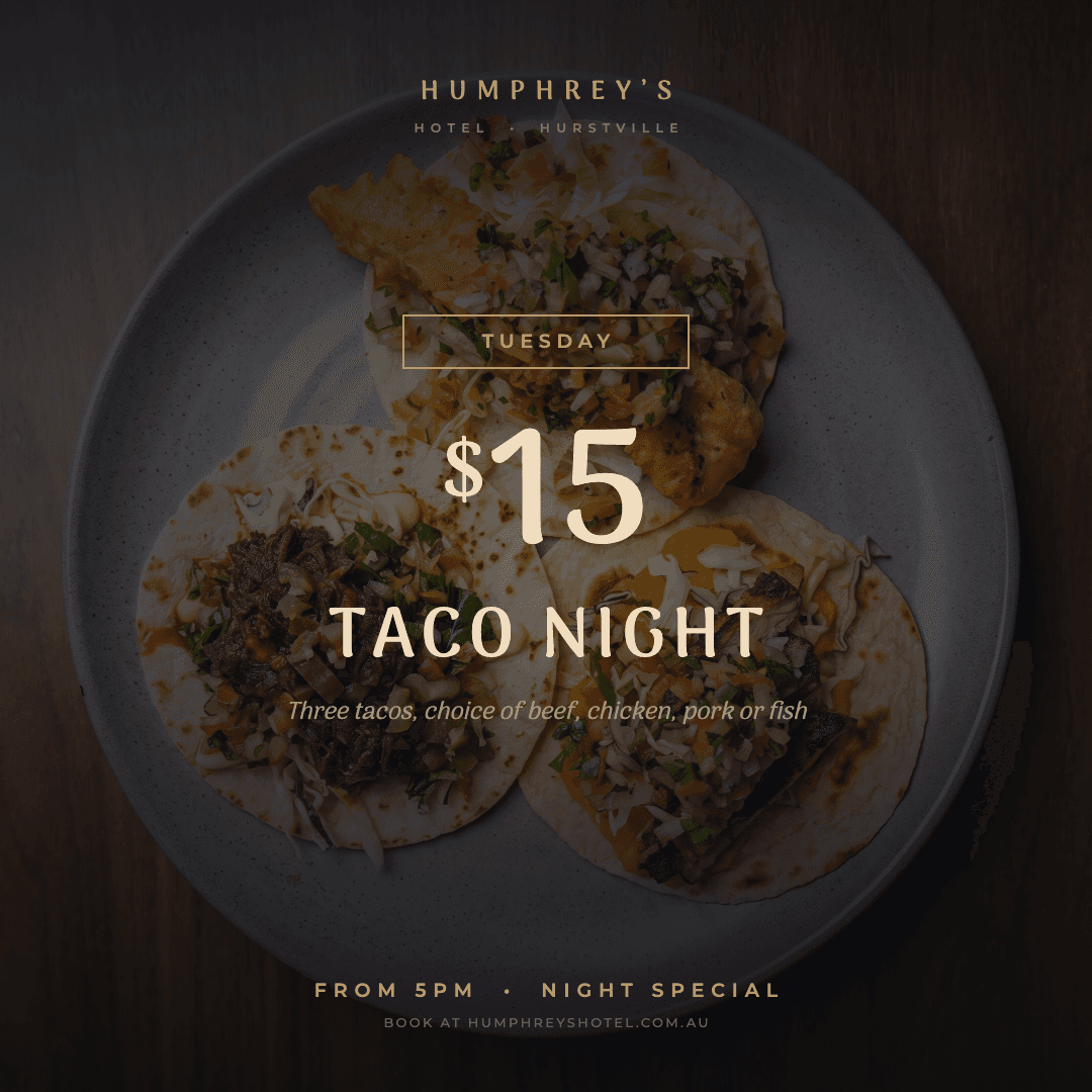 Tuesday $15 Taco Night